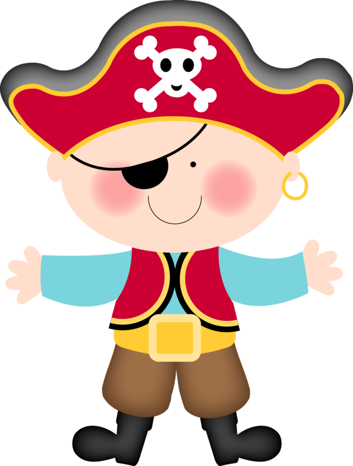 Disk Pirate Template, Pirate Cartoon, Pirate Clip Art, - Baby Pirate Clipart (709x936), Png Download