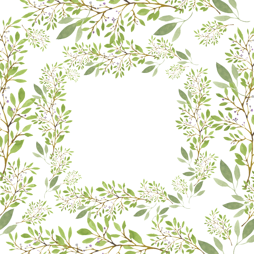 Simple Telón De Fondo De Png Para Plantar Ramas - Design (1024x1024), Png Download