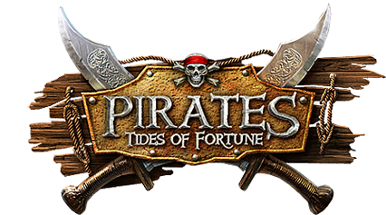 Pirates Tides Of Fortune Logo (546x248), Png Download