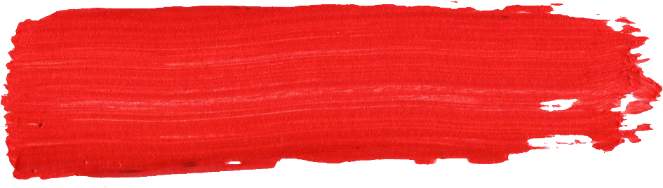 Free Download - Red Paint Brush Stroke (945x268), Png Download