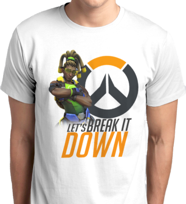 Overwatch Lucio Let's Break It Down T-shirt - Overwatch Junkrat T Shirt (640x699), Png Download