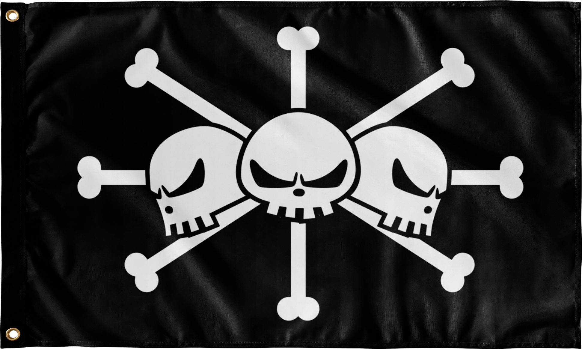 Blackbeard's Jolly Roger Pirate Flag - Marshall D Teach (2000x2000), Png Download