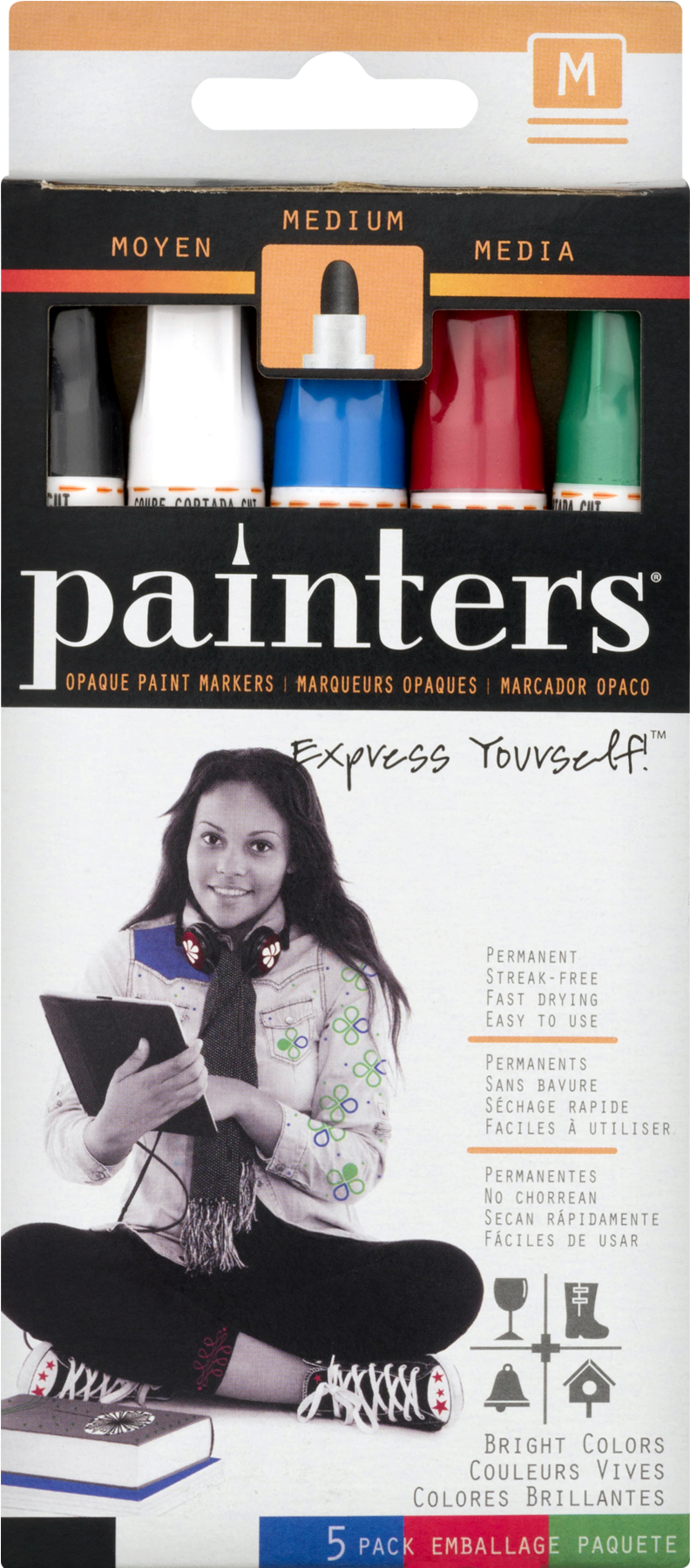 Elmer's Non-toxic Ac - Elmers Paint Markers (1800x1800), Png Download