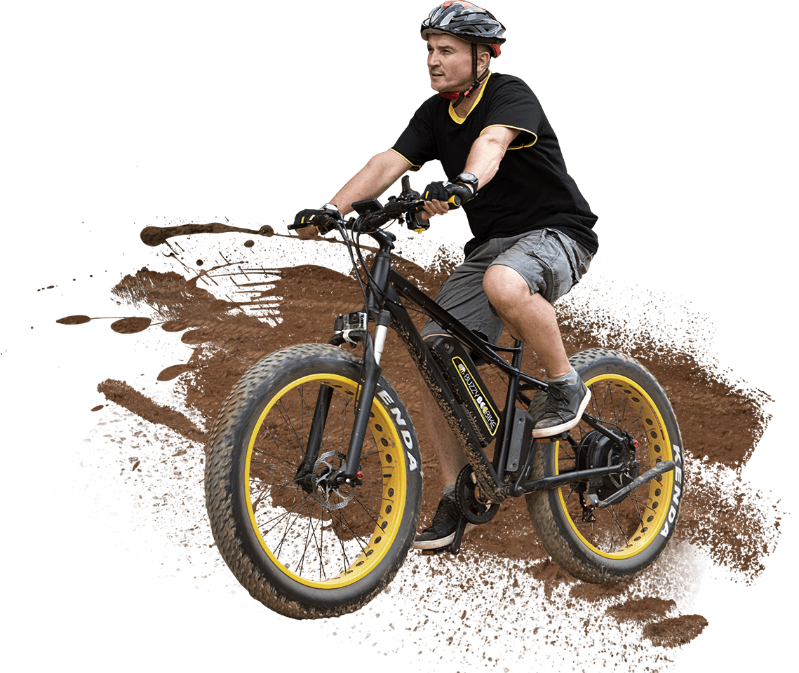Electric Bicycle - Mountain Bike (1139x960), Png Download