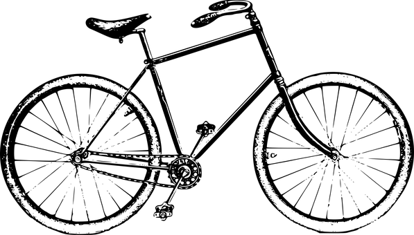 black and white cycle