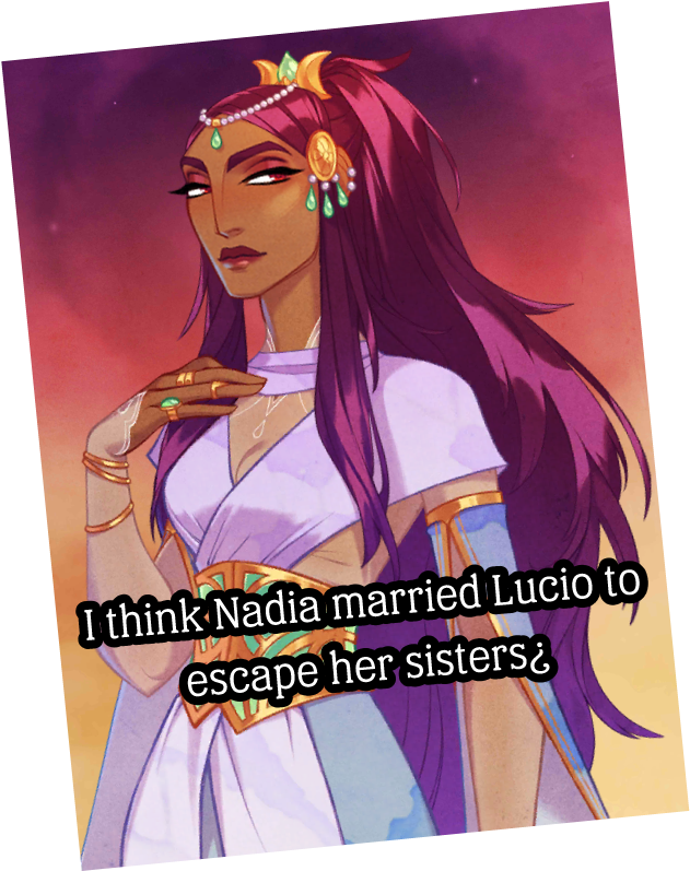 [i Think Nadia Married Lucio To Escape Her Sisters¿] - Anime (768x1024), Png Download