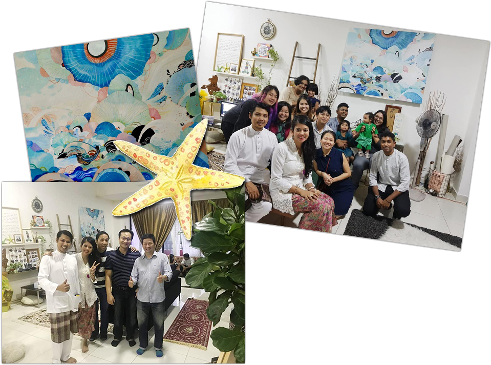 And My Favourite Coral Ocean Painting That Is Reminiscent - Starfish (975x723), Png Download