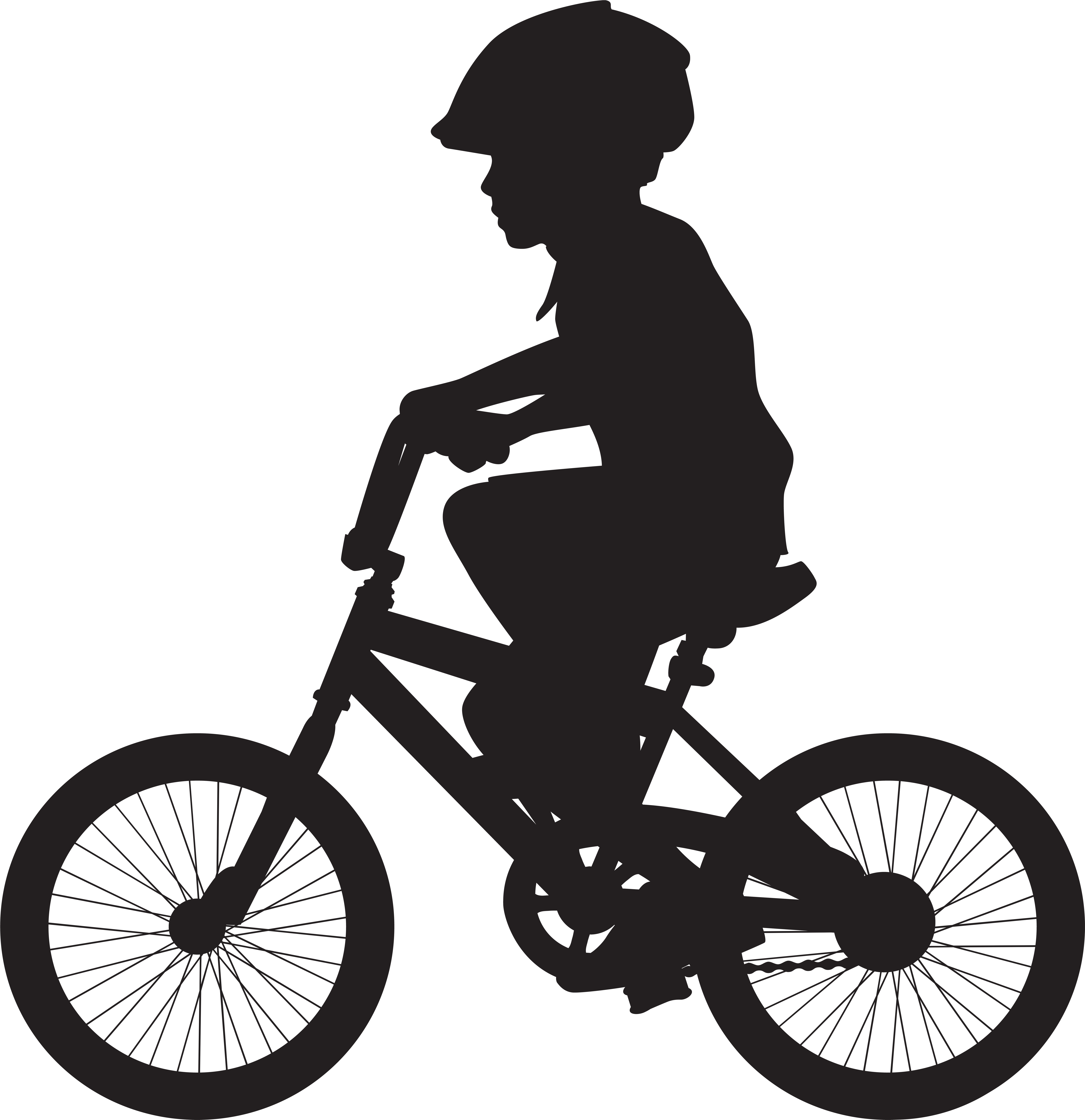 0, - Silhouette Mountain Bike Logo Png (584x600), Png Download