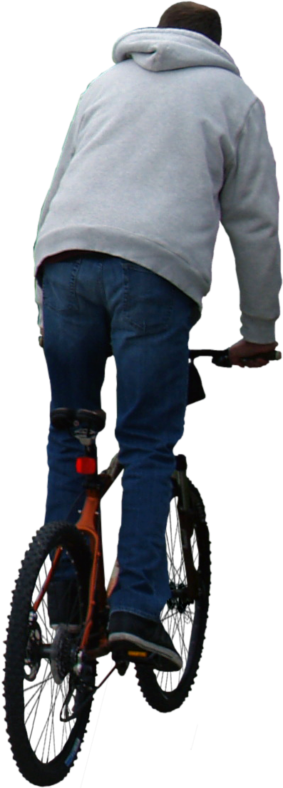 Bicycle Rider Png - Riding Bicycle Png (1104x1104), Png Download