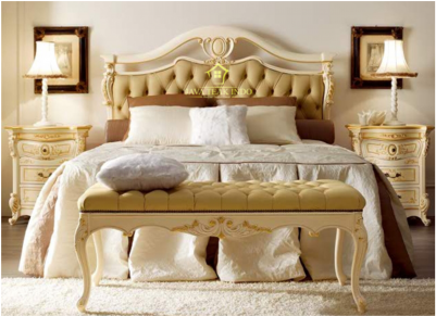 French Bedroom Set Lucio - غرف نوم في الامارات (400x400), Png Download