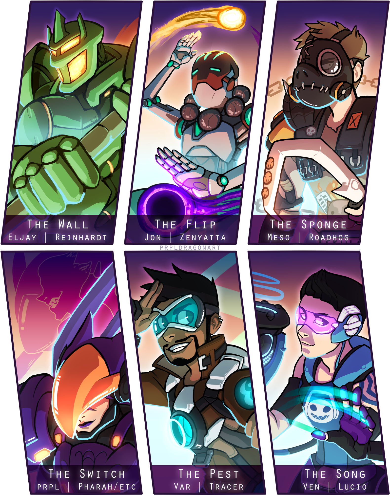 Ow Comp Team - Comics (1601x2024), Png Download
