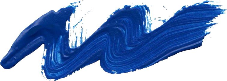 Free Download - Paint Brush Strokes Blue (756x270), Png Download