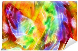 Art, Colorful Light Streaks Abstract Background In - Blue (400x400), Png Download