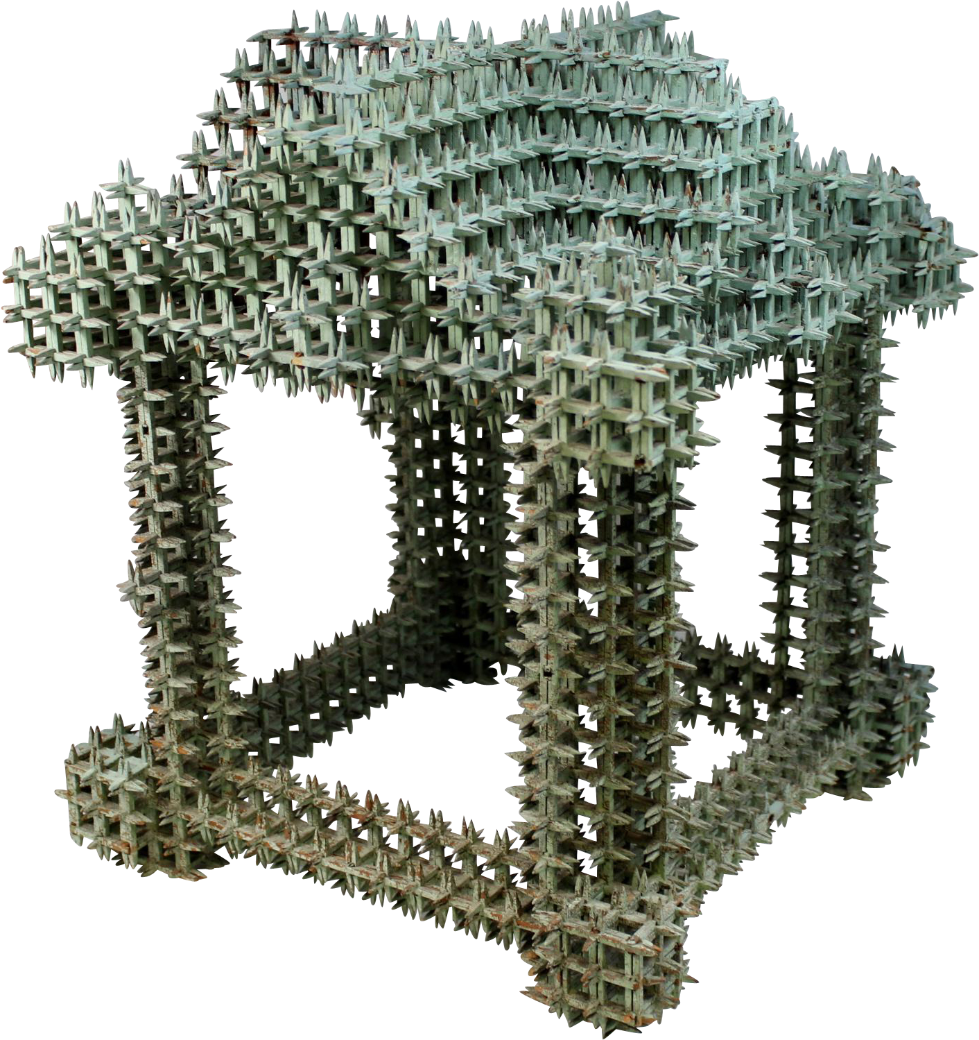 A Wonderful Hand Crafted Piece Of Wooden Folk Art Or - Tramp Art (1498x1498), Png Download