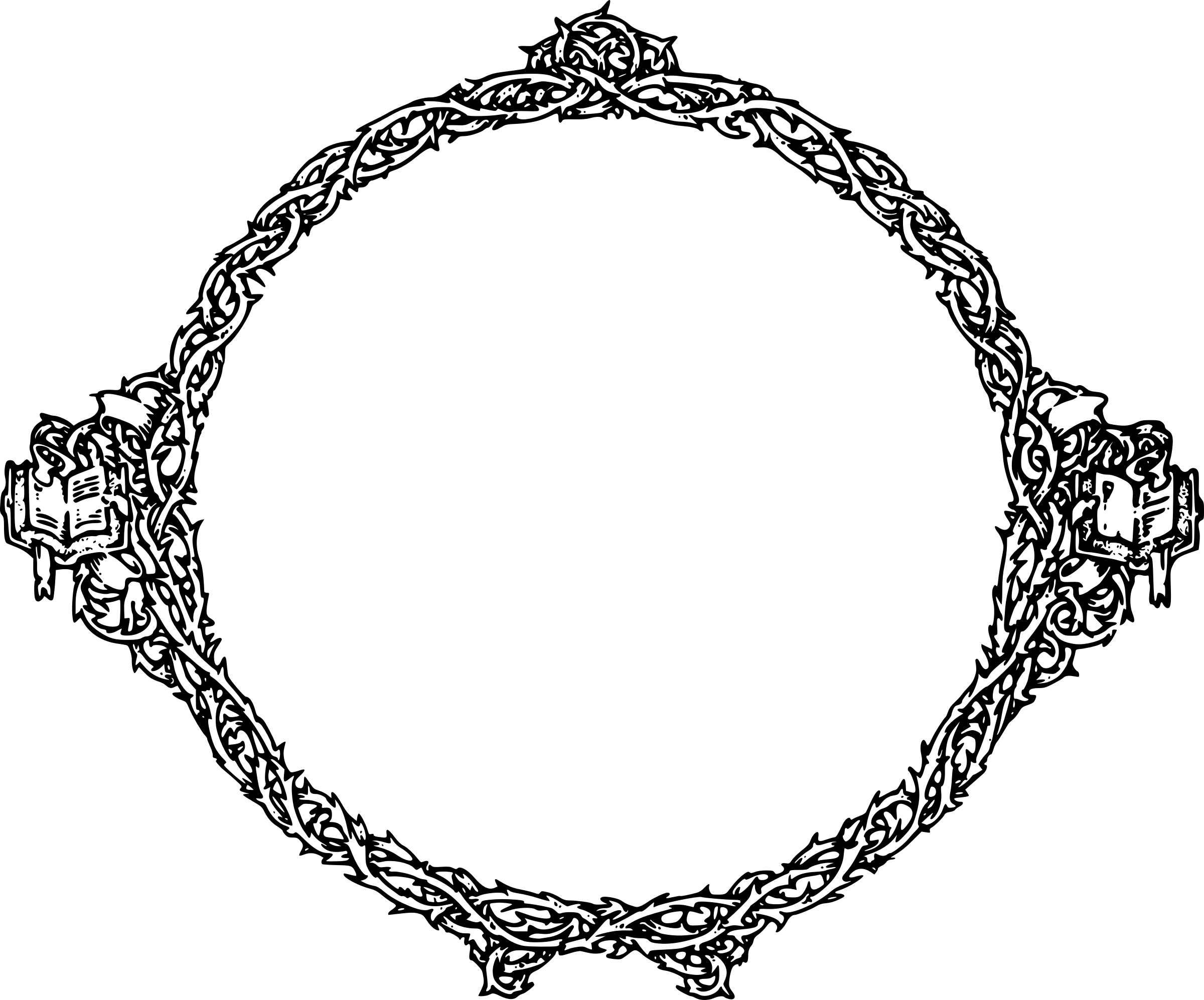Medium Image - Thorns Frame (800x666), Png Download