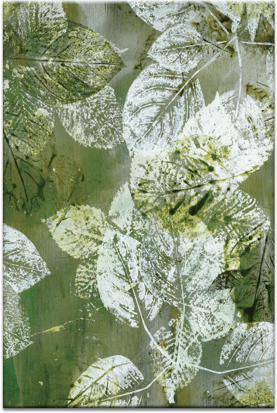 Foliage - Artist Lane Foliage 3 By Sally Adams Framed Painting (900x900), Png Download