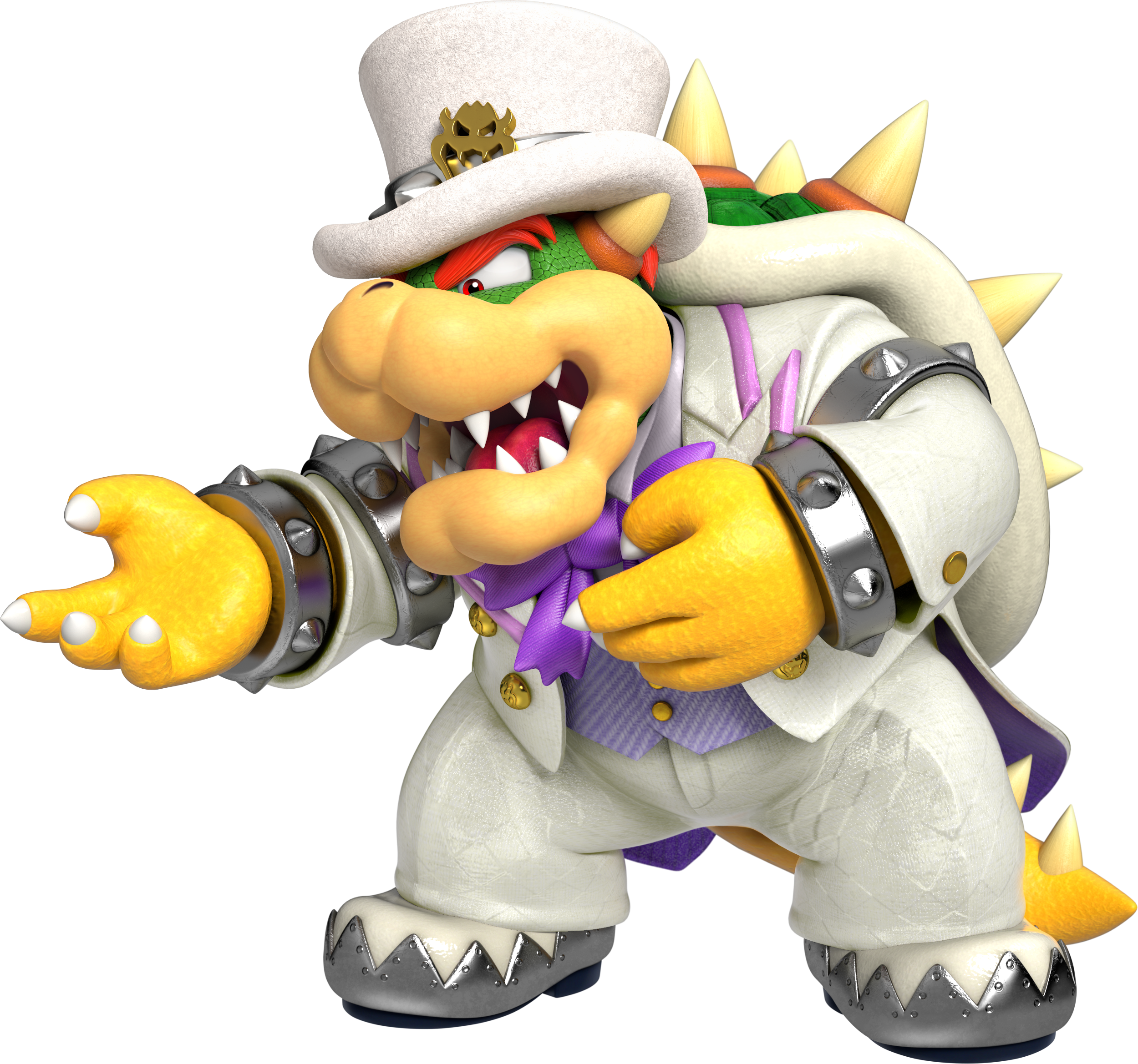 File Size - Mario Odyssey Wedding Bowser (2500x2339), Png Download