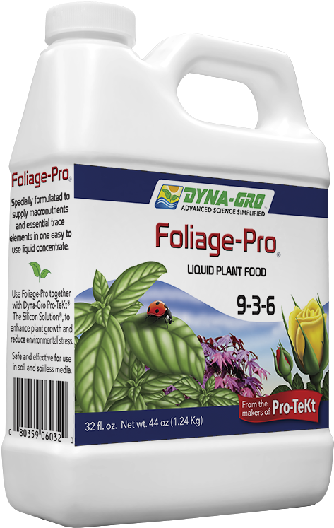 Foliage Pro® 9 3 - Dyna Gro Grow (500x756), Png Download