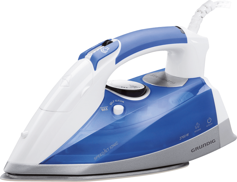 Steam Iron Grundig Si6450 Turquoise, White 2400 W (800x615), Png Download