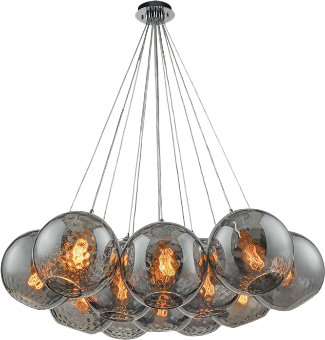 Img - Elk Lighting-31380/12sr-watersphere - Twelve Light (800x800), Png Download