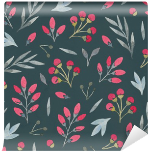 Watercolor Seamless Floral Pattern Wall Mural • Pixers® - Watercolor Painting (400x400), Png Download