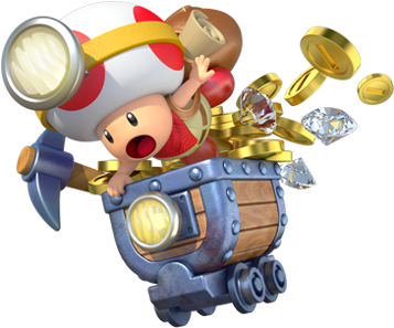 The New Version Includes New Miniature Courses Based - Captain Toad (360x490), Png Download