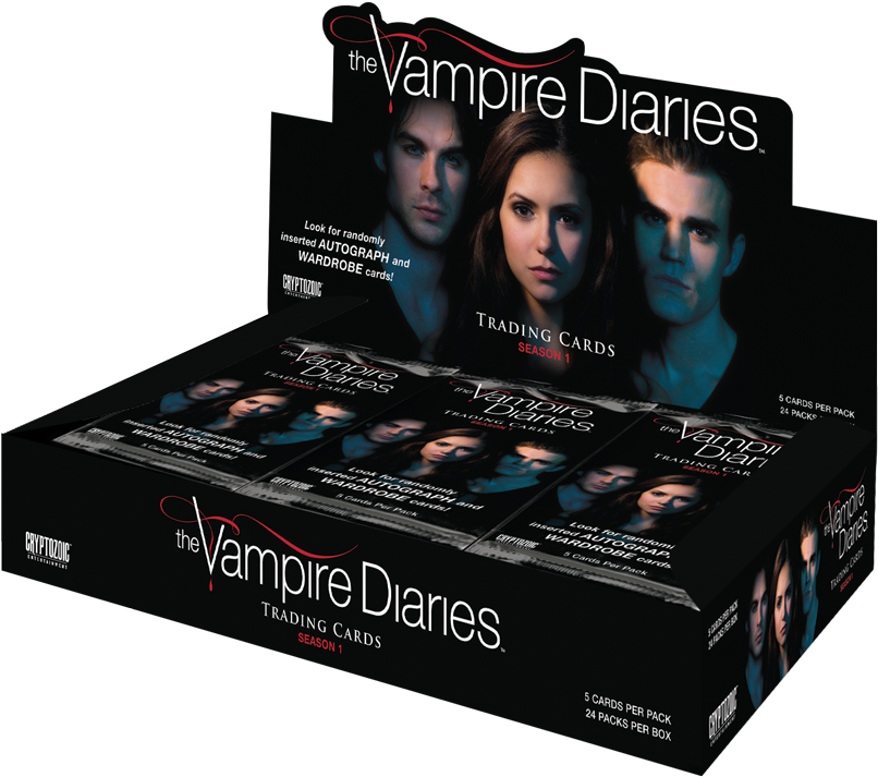 The Vampire Diaries Trading Cards Season - Vampire Diaries Merchandise Uk (1000x932), Png Download