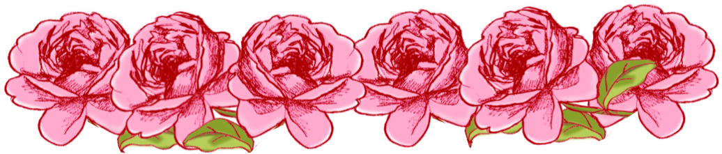 Pink Rose Clipart Png Tumblr - Clip Art (1141x313), Png Download