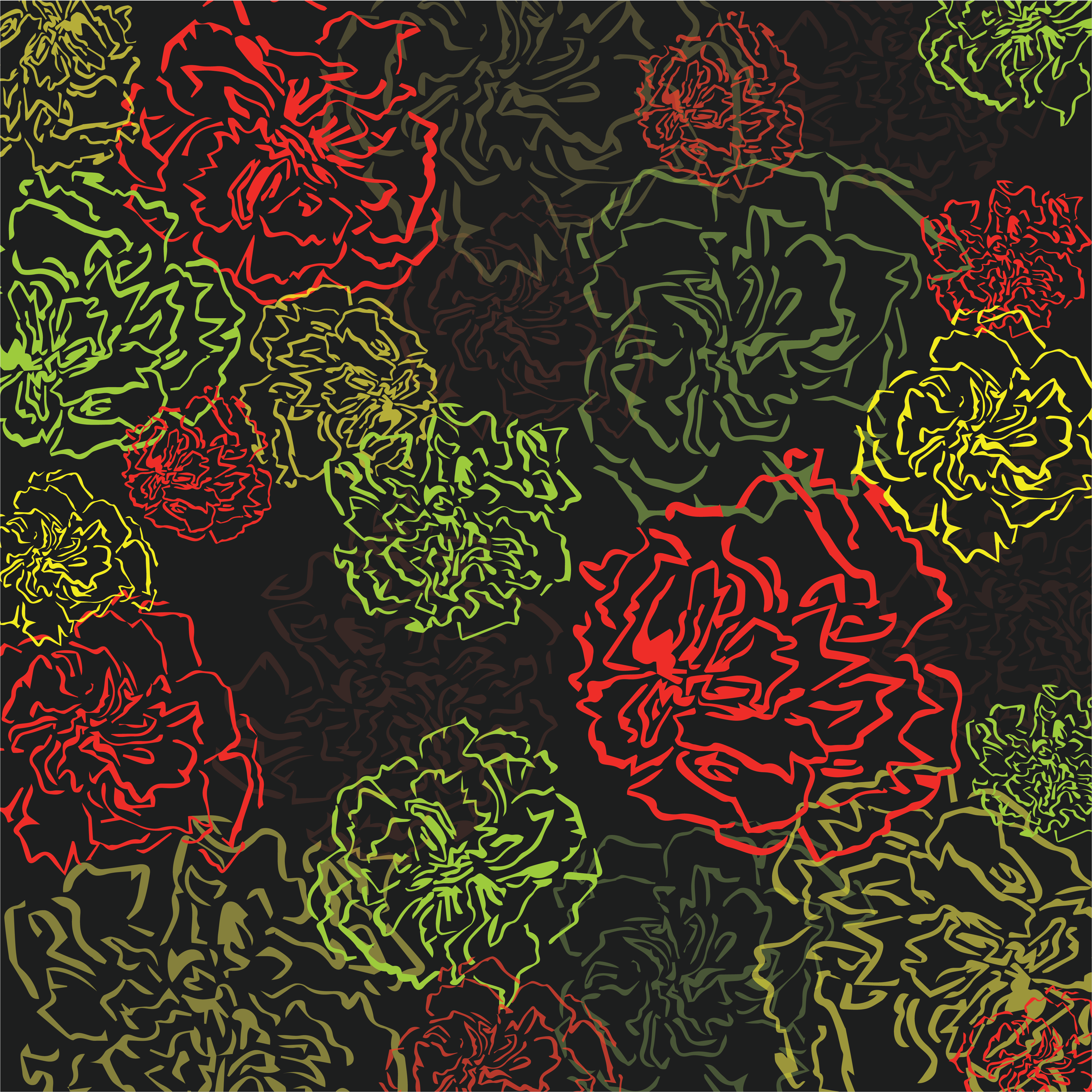 A Couple Of Months Back I Got This Book Called Color - Motif (4626x4964), Png Download