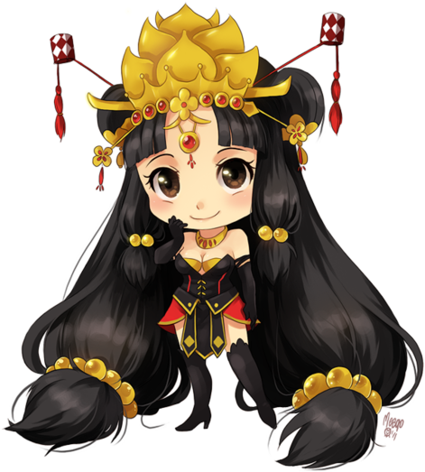 Beaux Dessins Chibi - Meago Chibi (500x553), Png Download