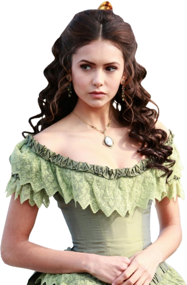 Elena Gilbert- Played By Nina Dobrev - Katherine Pierce (800x960), Png Download
