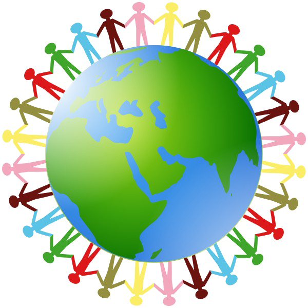 Earth In Hands Png Clipart - Clipart Earth With Hands (600x600), Png Download