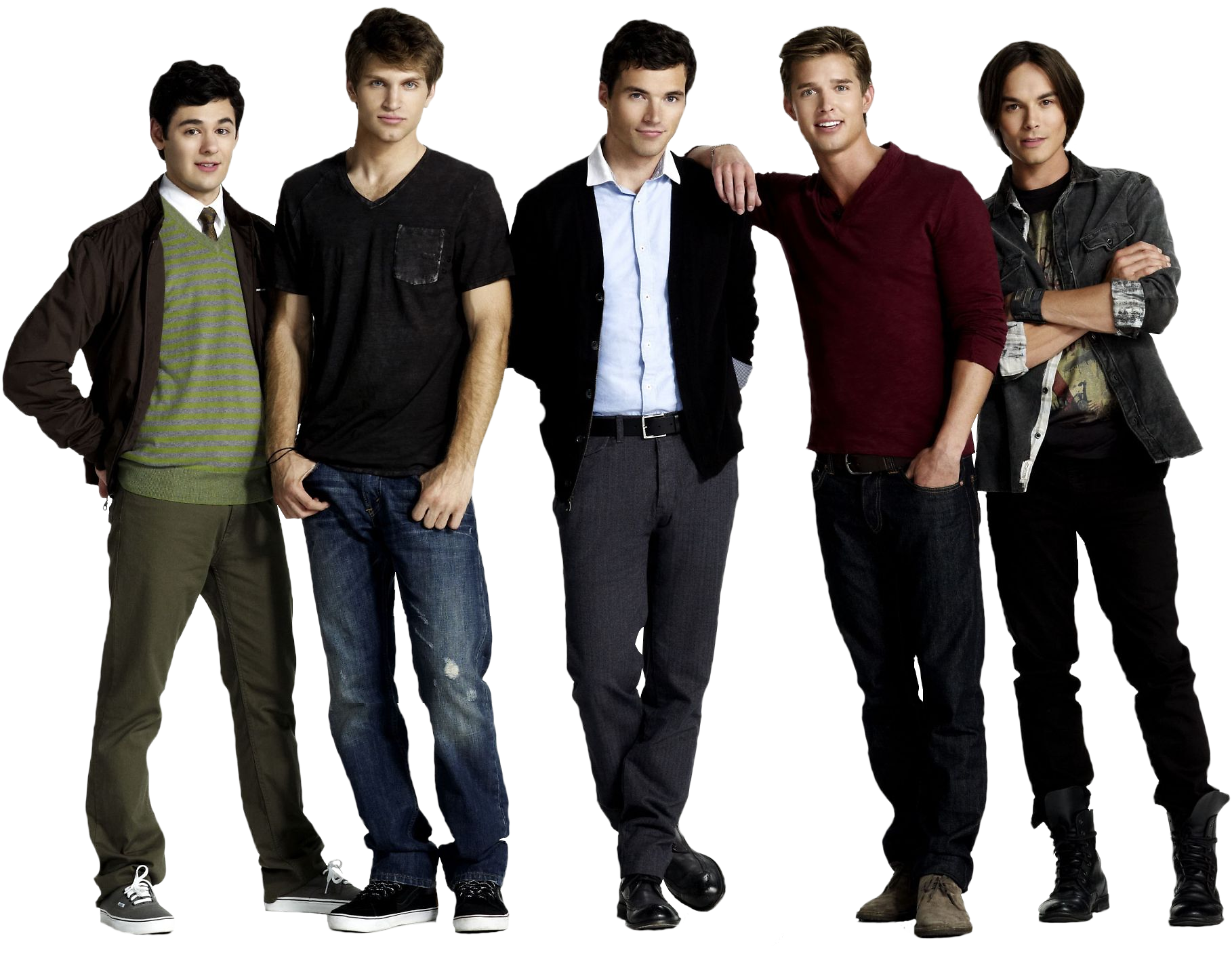 Pretty Little Liars Actors - Pretty Little Liars Season 1 Guys (2000x1500), Png Download