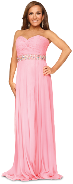 Nicole Mauriello In Jovani - The Real Housewives Of New Jersey (238x600), Png Download