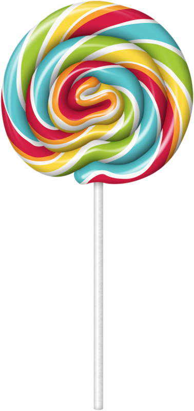 Cute Clipart ❤ Lollipop Candy Clipart, Food Clipart, - Clipart Picture Of Lollipop (378x800), Png Download