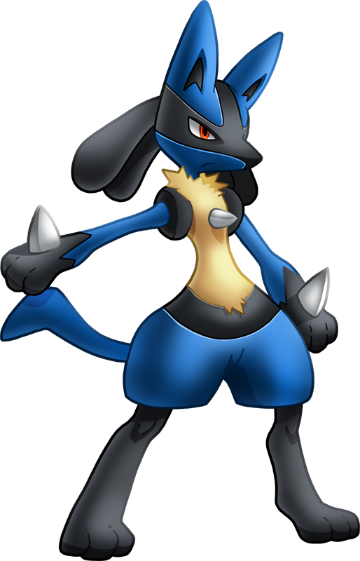 Pok Dex Stats Moves Clip Black And White Stock - Lucario Png (514x800), Png Download