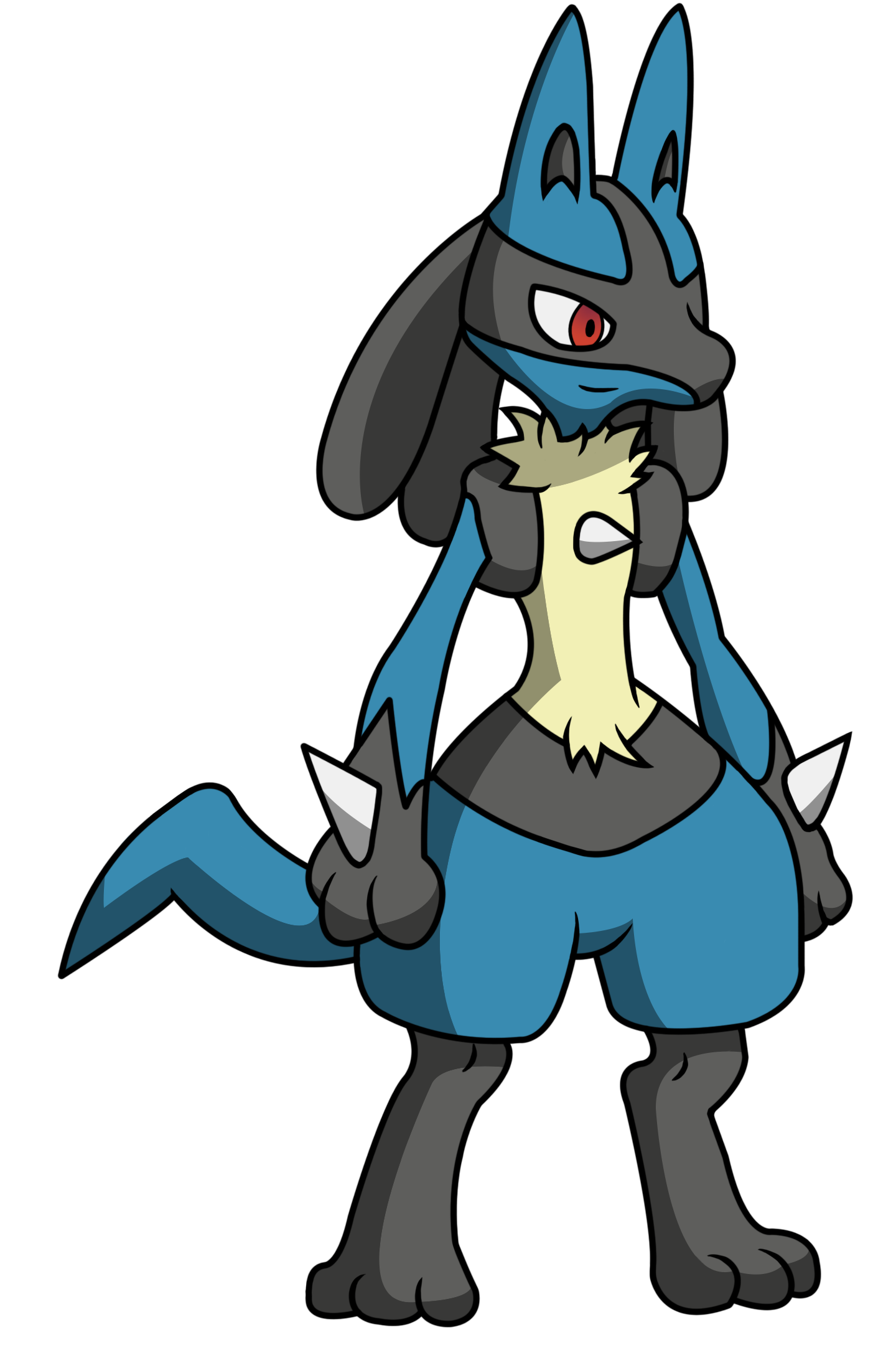 Pokemon Lucario By Tikitree - Lucario Png Pokemon Lucario (1440x2160), Png Download