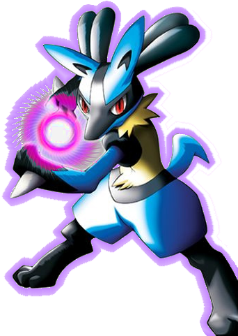 The Lucario In The Movie Can Also Speak Human Languages - Pokemon Lucario (363x487), Png Download