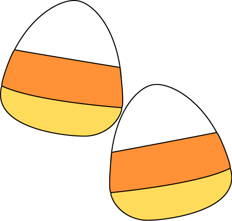 Candy Clipart Transparent Background - Candy Corn Clipart No Background (467x444), Png Download