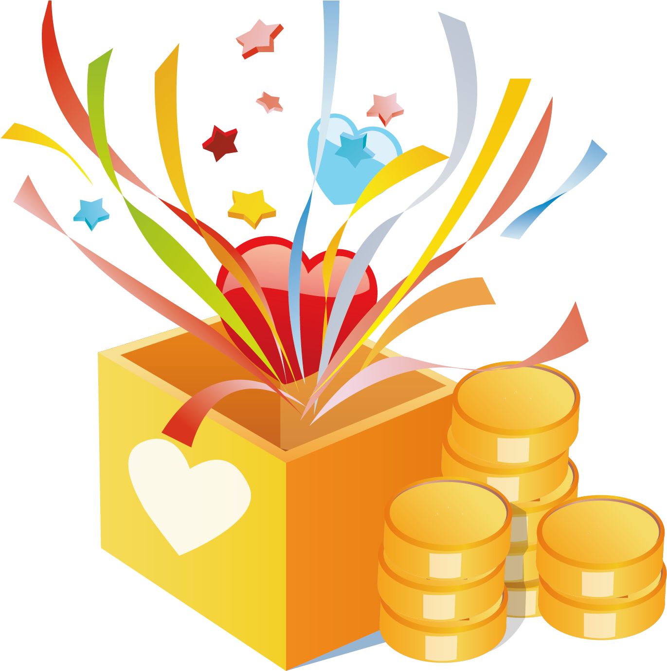 Candy Clipart Boxed - Gift Box Png File (1640x1662), Png Download