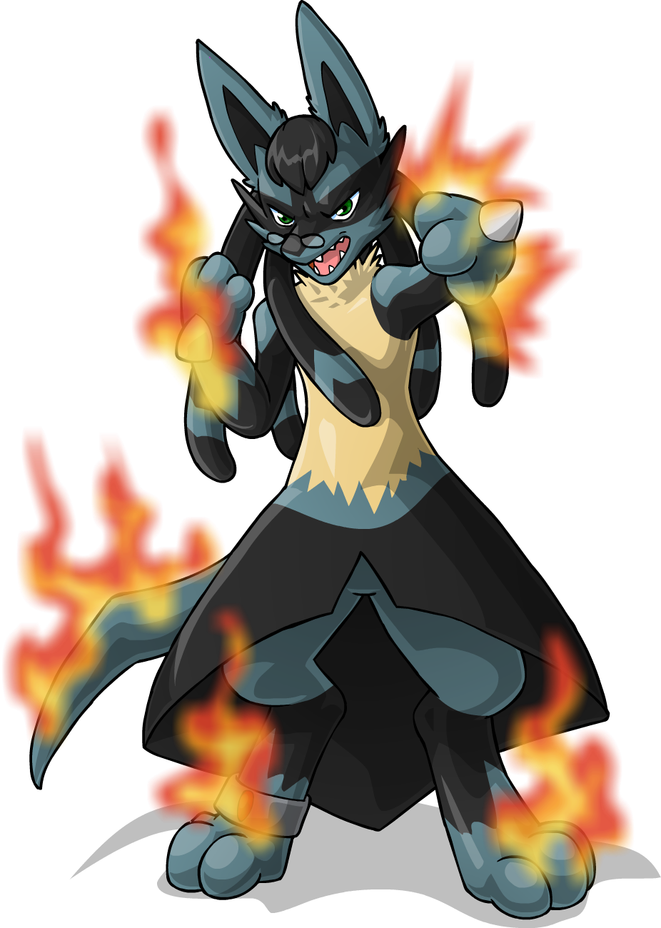 Mega Lucario Aura Resonance (926x1300), Png Download