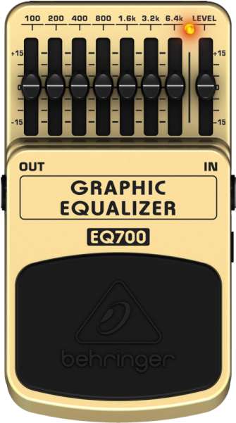 Behringer 7-band Graphic Equalizer Eq700 - Behringer 7 Band Eq (600x600), Png Download