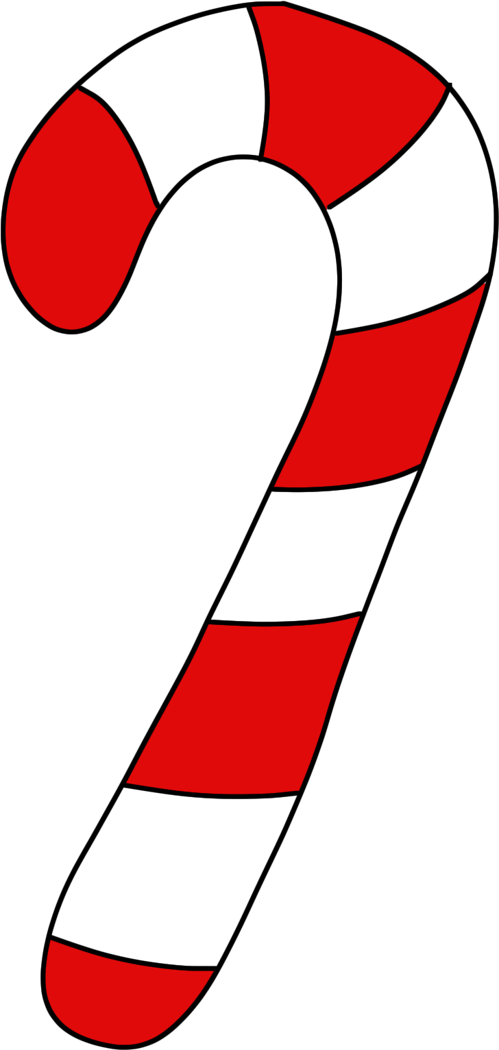 Candy Clipart Candycane - Candy Cane Clipart Png (1536x2048), Png Download