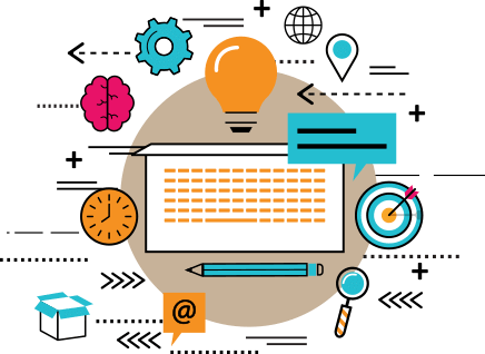Content Marketing In Jupiter - Content Marketing Icon Png (436x318), Png Download