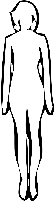 Woman Standing Silhouette (320x640), Png Download
