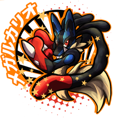 Mega Lucario - Pokemon By Iris Sempi (400x400), Png Download