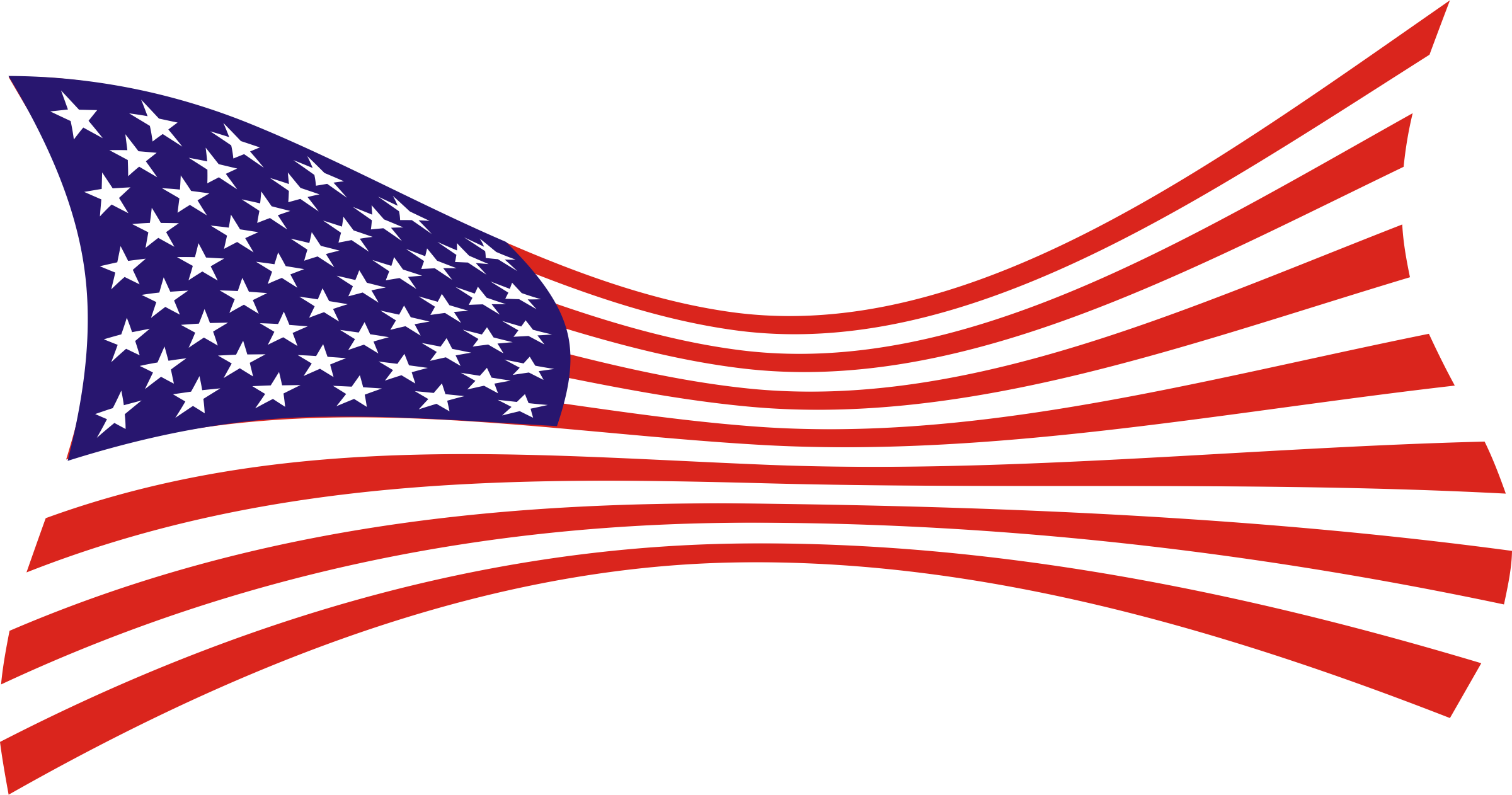 Big Image Png - Flag Of The United States (2400x1262), Png Download