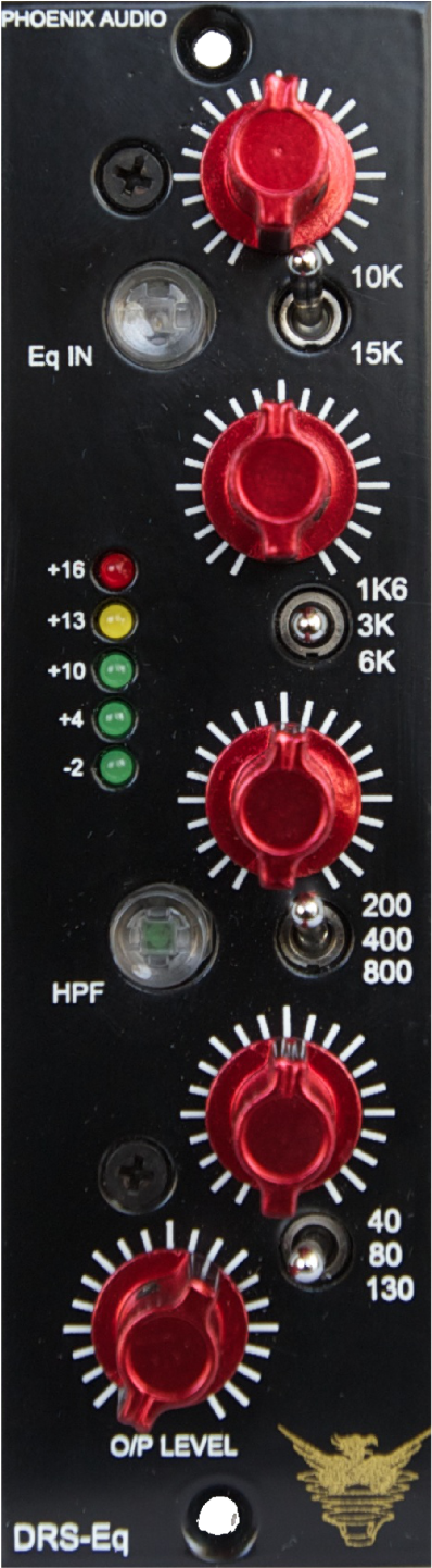 Drs Eq 500 Front View - Phoenix Audio Drs-eq - 500 Series 4-band Eq (450x338), Png Download