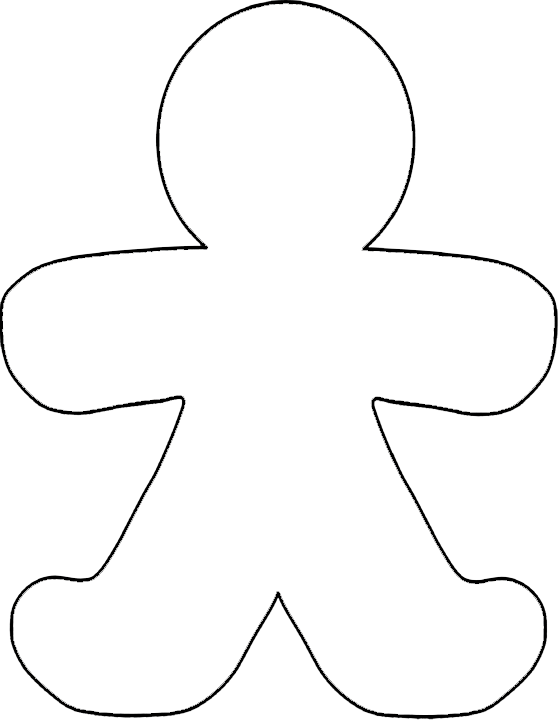 Man Lisamaurodesign Templatejpg Winter - Colorear Muñeco De Jengibre (558x720), Png Download