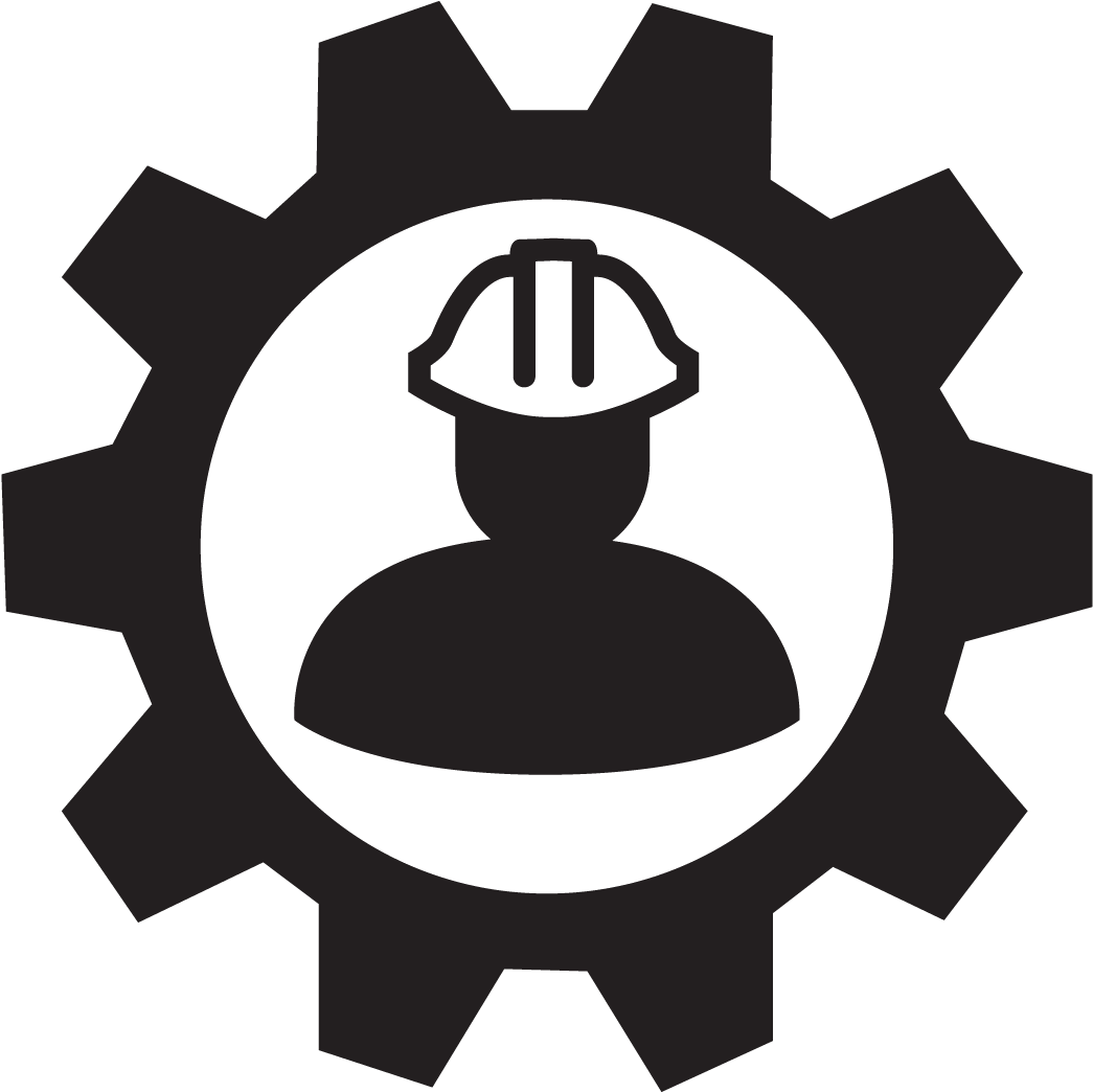 Person Outline Icon Png White - Icon Hard Hat (1200x1200), Png Download